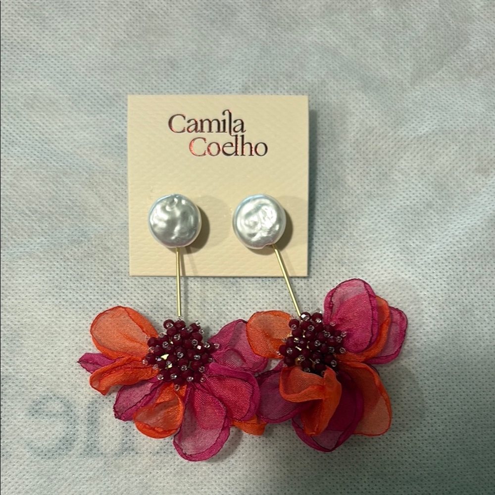 Flower earrings